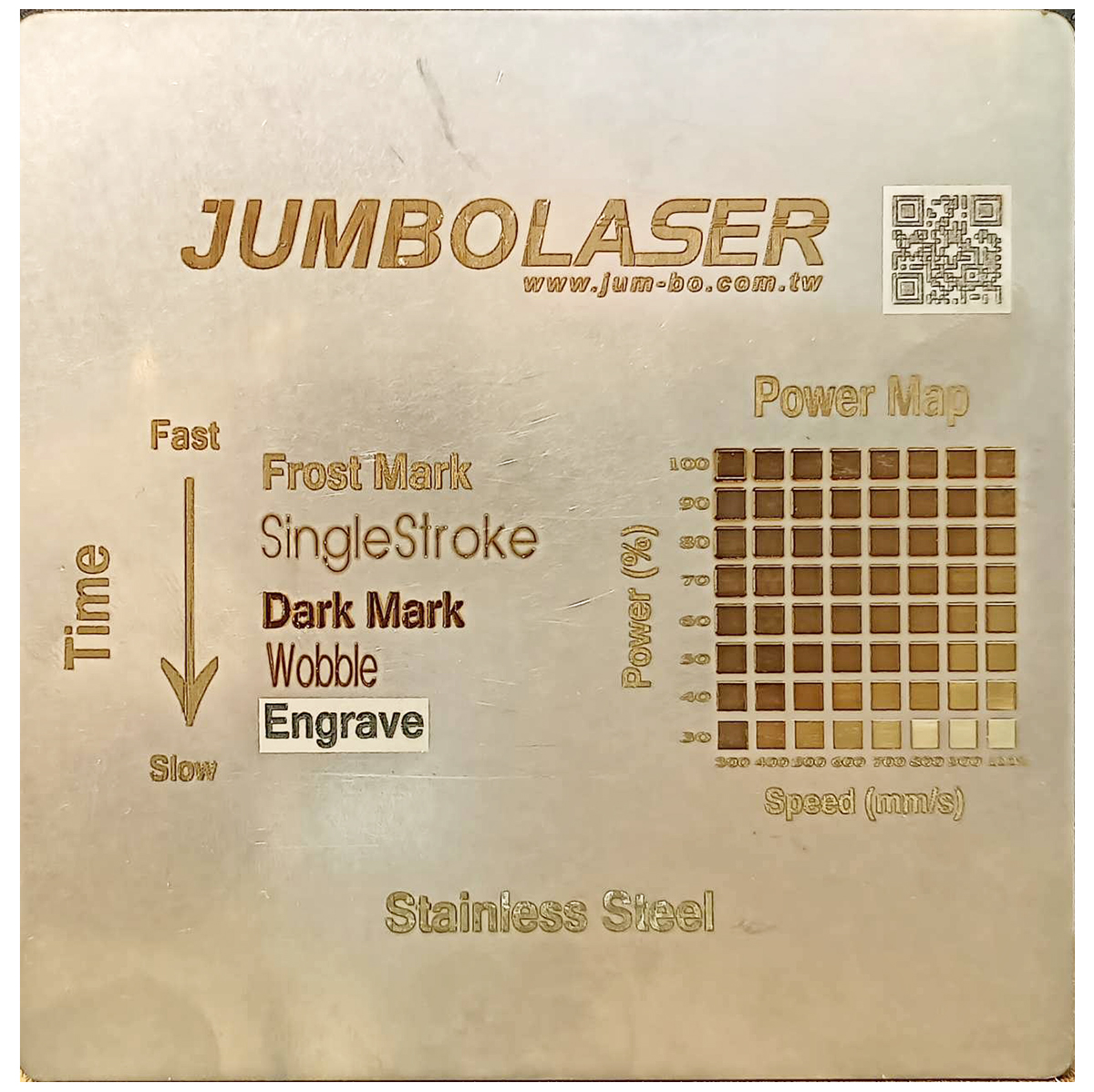 雷射打標不鏽鋼樣板