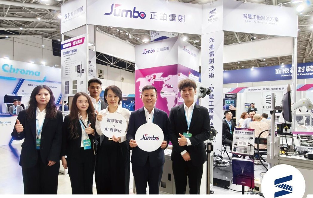 新代集團正鉑夥伴 2026 電子展亮相。 新代集團／提供